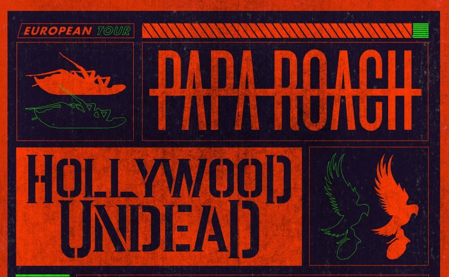 Papa Roach Hollywood Undead PL poster e1572345077815