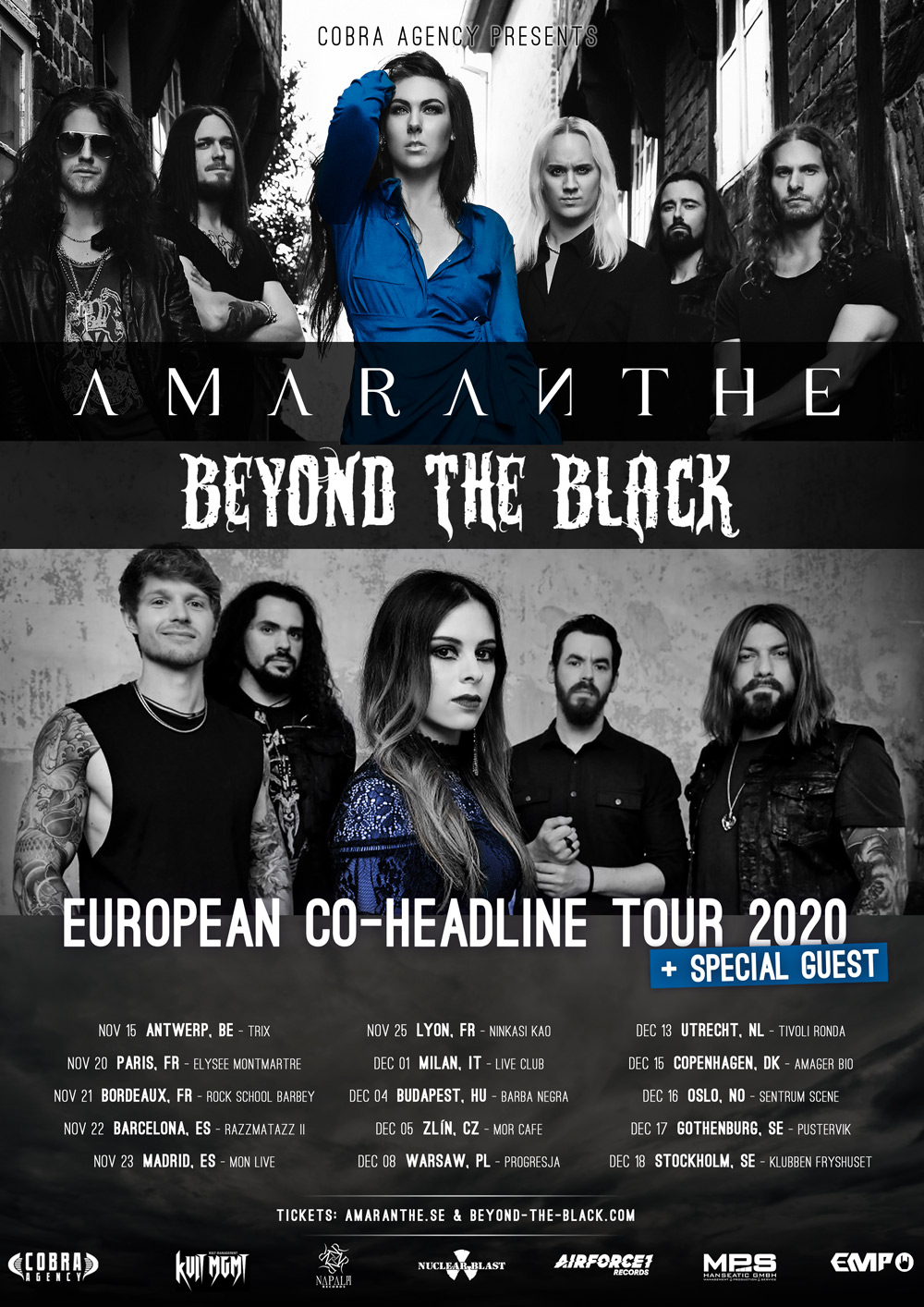beyond the black tour 2020