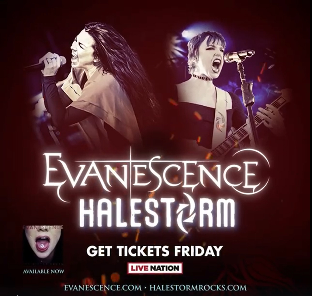Evanescence und Halestorm Tour
