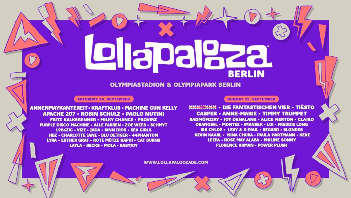 Lollapalooza 2022 in Berlin wächst RadioActive Magazine