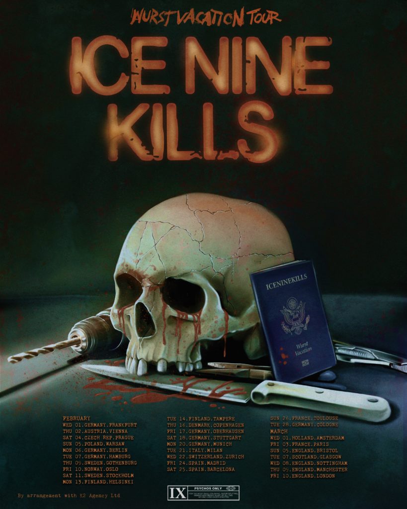 ice nine kills Wurst Vacation Tour