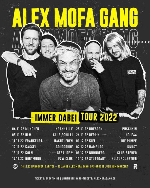 alex mofa gang tour