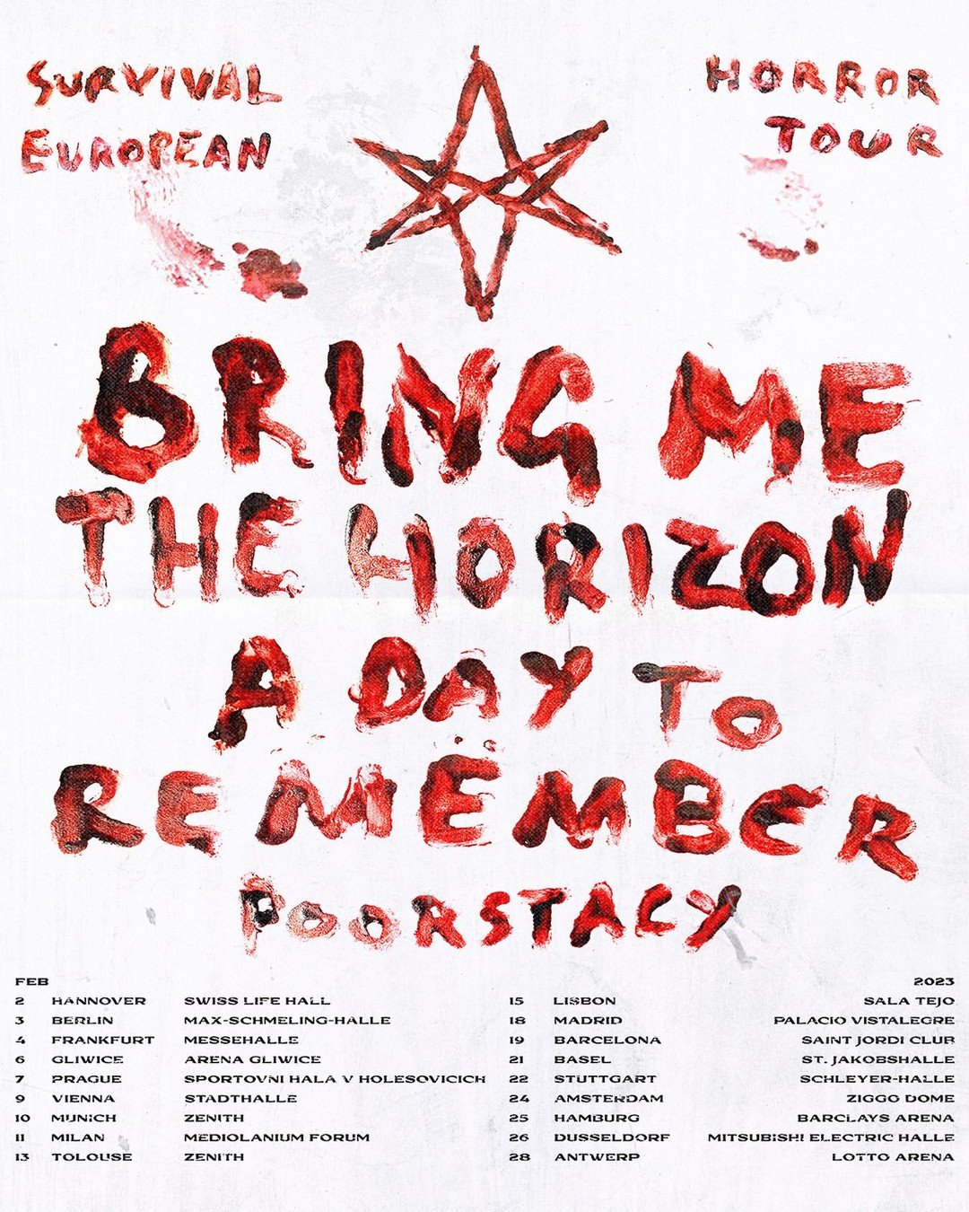 Bring Me The Horizon European Tournee 2023