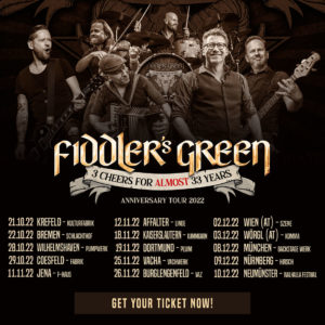 FIDDLERS GREEN - 3 CHEERS FOR ALMOST 33 YEARS