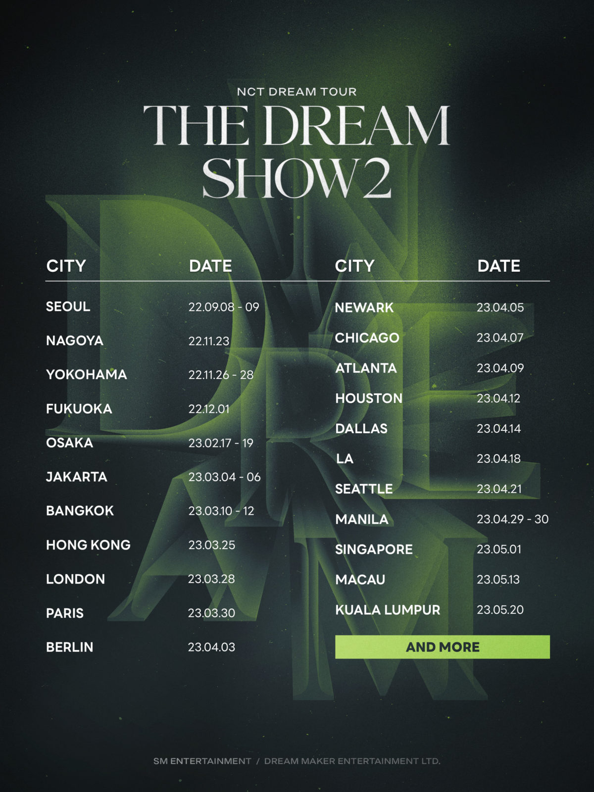 The Dream Reborn World Tour 2024 Mexico Bianca Christel