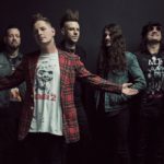 L-R: Dustin Robert, Corey Taylor, Christian Martucci, Eilot Lorango, Zach Throne Foto Credit: Pamela Littky