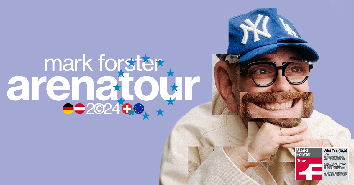 Mark Forster Arena Tour 2024 RadioActive Magazine