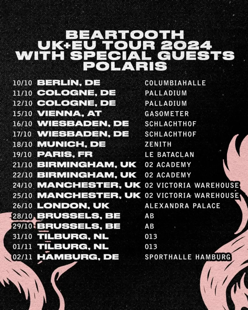 Beartooth EU-Tour