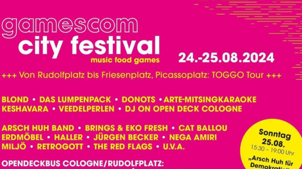 Gamescom City Festival 2024