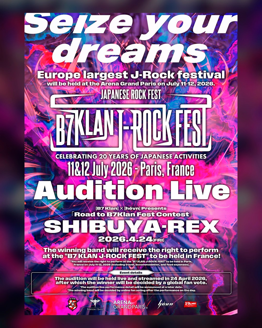 Bandcontest B7KLAN J-Rock FestJ-Rock Festival