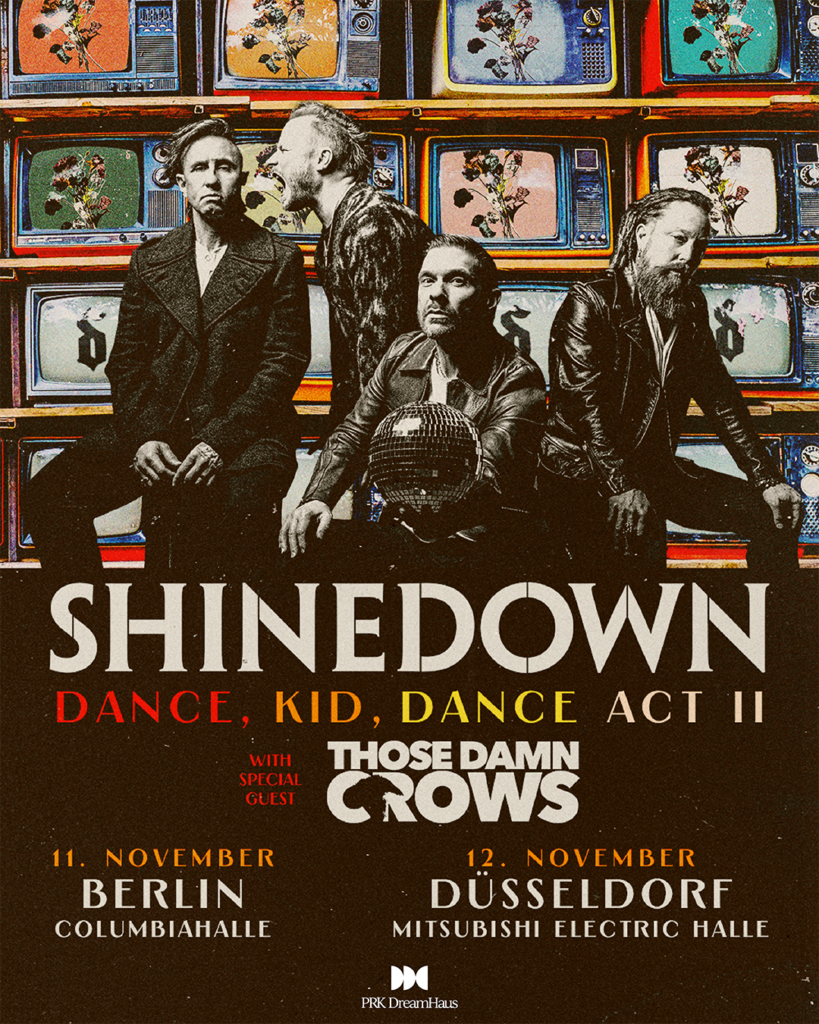 Shinedown Tourposter Deutschland 2026