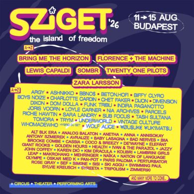 Sziget Festival 2026 zweite Bandwelle