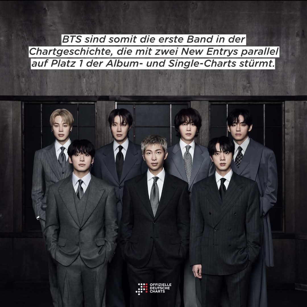 BTS schreiben mit Arirang und Swim deutsche Chartgeschichte