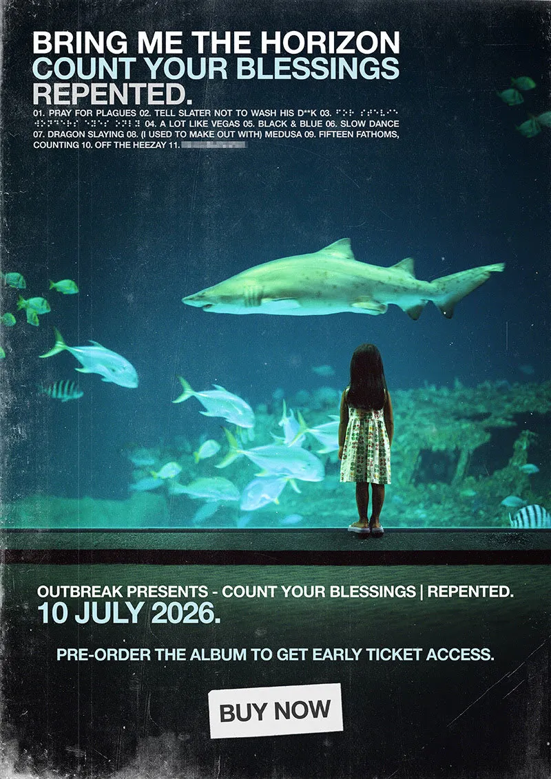 Bring Me The Horizon beleben ihr Debüt neu: „Count Your Blessings | Repented“ erscheint im Juli 2026