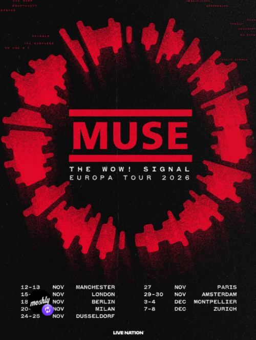 Muse Tourplakat