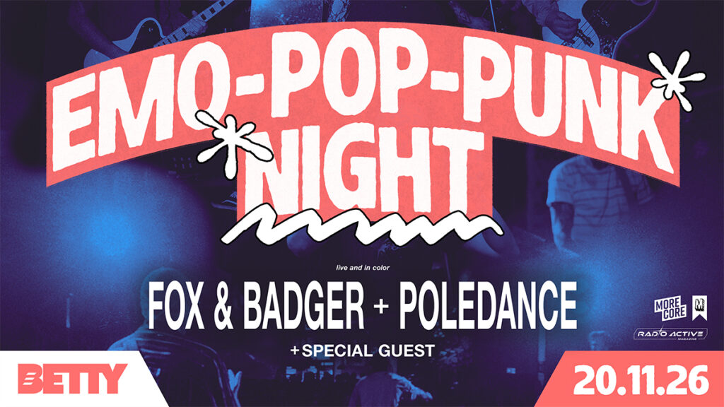 Emo Pop-Punk Night kommt nach Hamburg mit Fox & Badger und Poledance