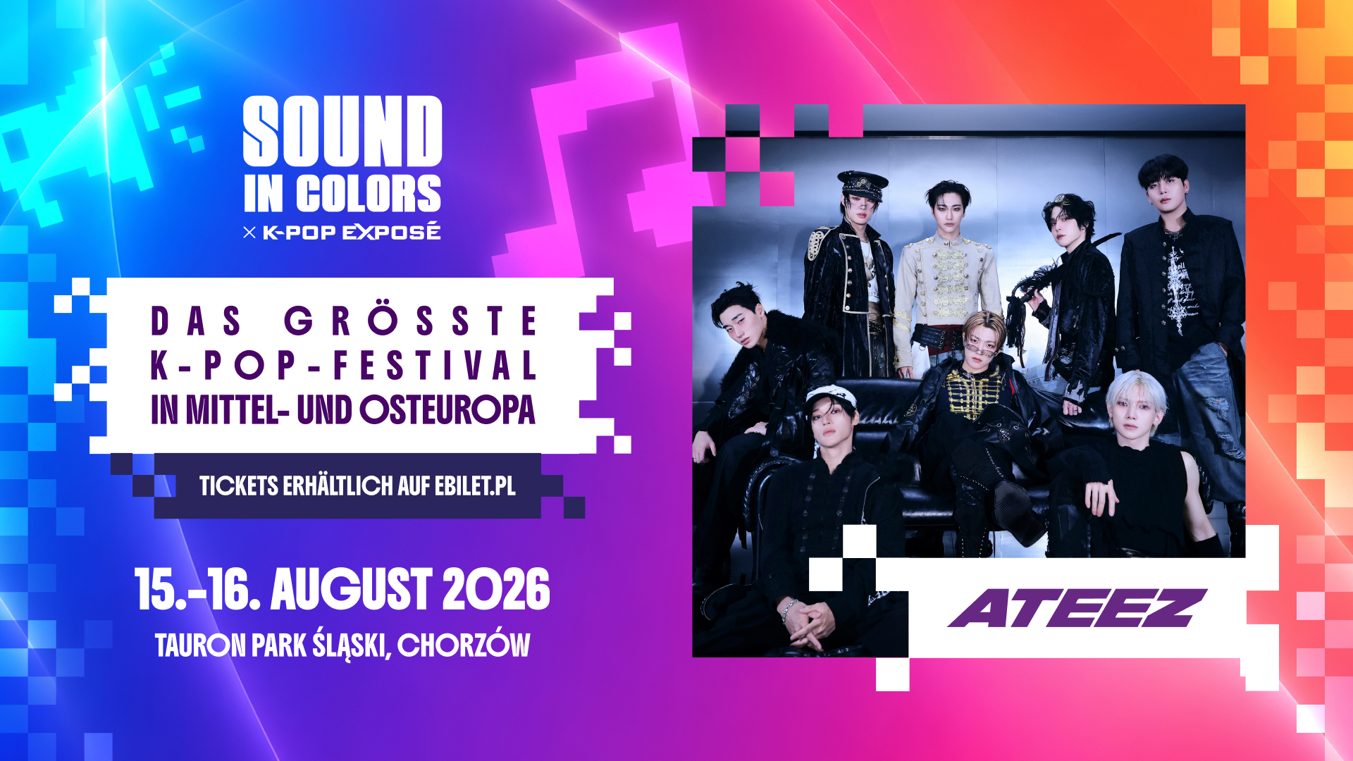 Ateez in Polen beim Sound Of Colors