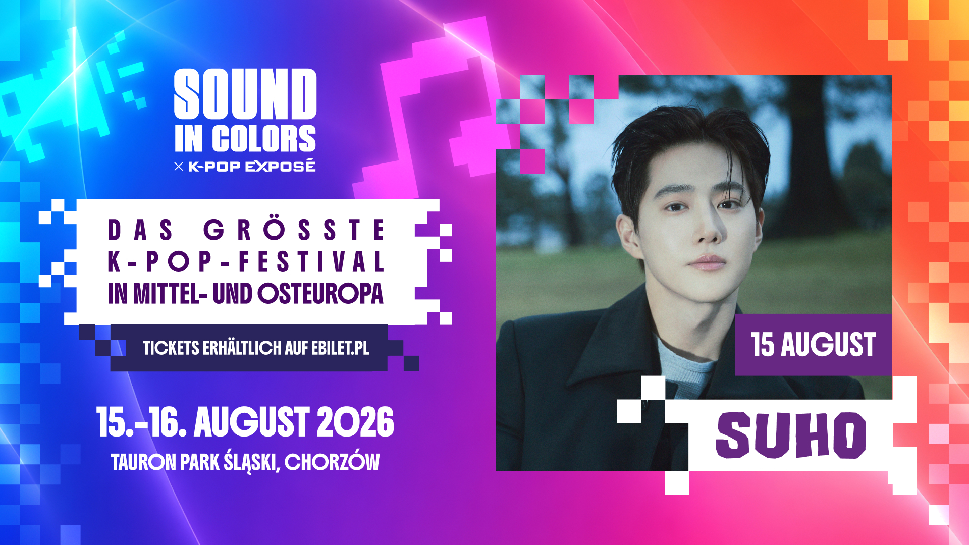 Suho beim Sound of Colors in Polen