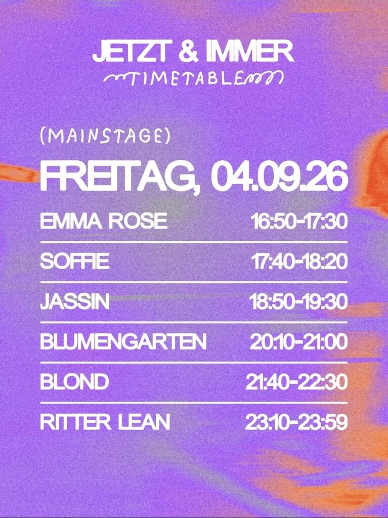 Jetzt & Immer Festival 2026
