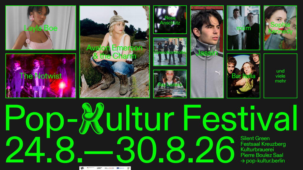 Pop-Kultur Festival 2026 in Berlin