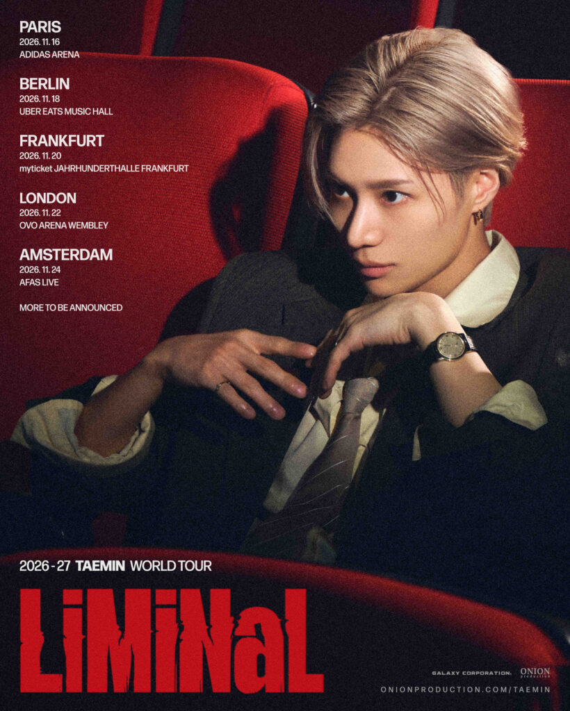 TAEMIN überschreitet Grenzen: „LiMiNaL“-World-Tour kommt nach Berlin und Frankfurt