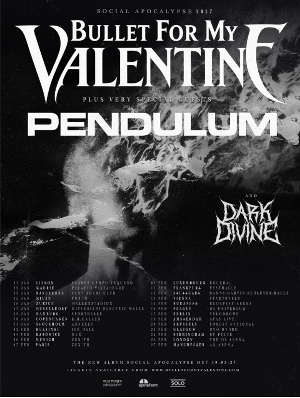 Bullet For My Valentine - Tour 2027