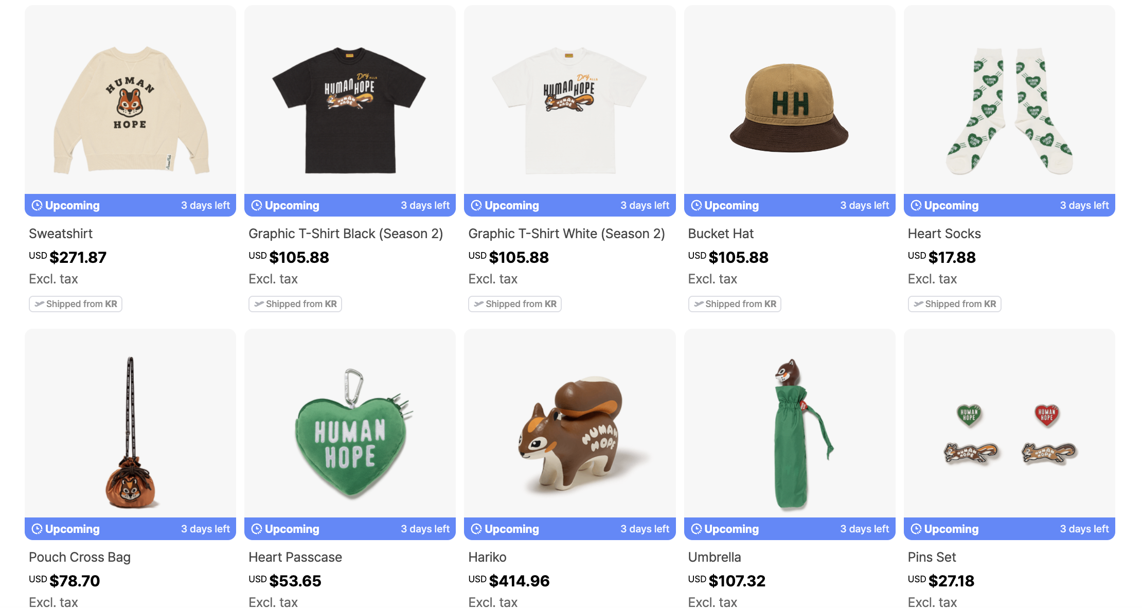 Human Hope Collection auf Weverse erhältlich