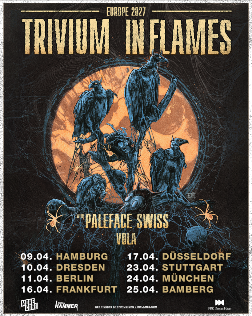 In Flames & Trivium - Die Tourdaten in Deutschland
