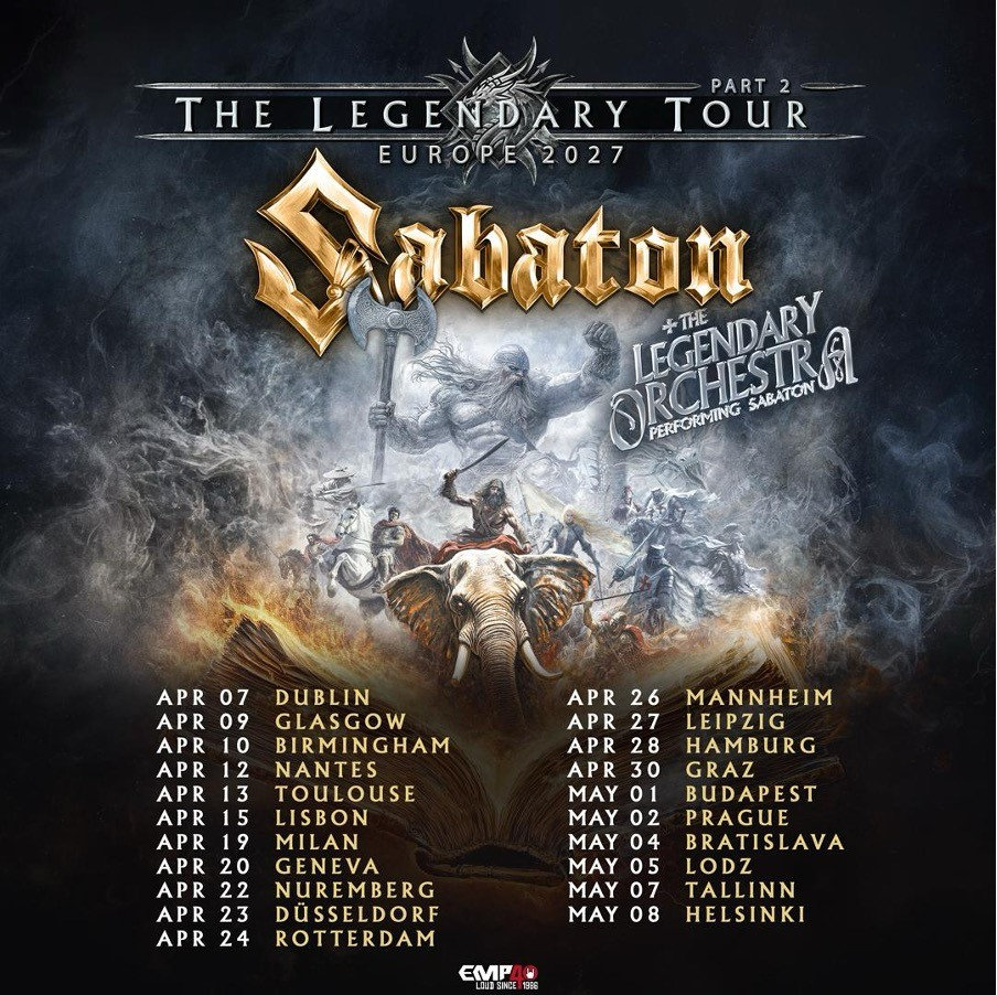 Sabaton - The Legends Tour Part.2